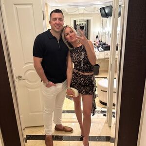 Lioness cheetah two piece skirt set